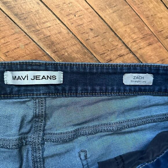 Mavi distressed Zach straight leg 36x30 normcore pants - Picture 2 of 4